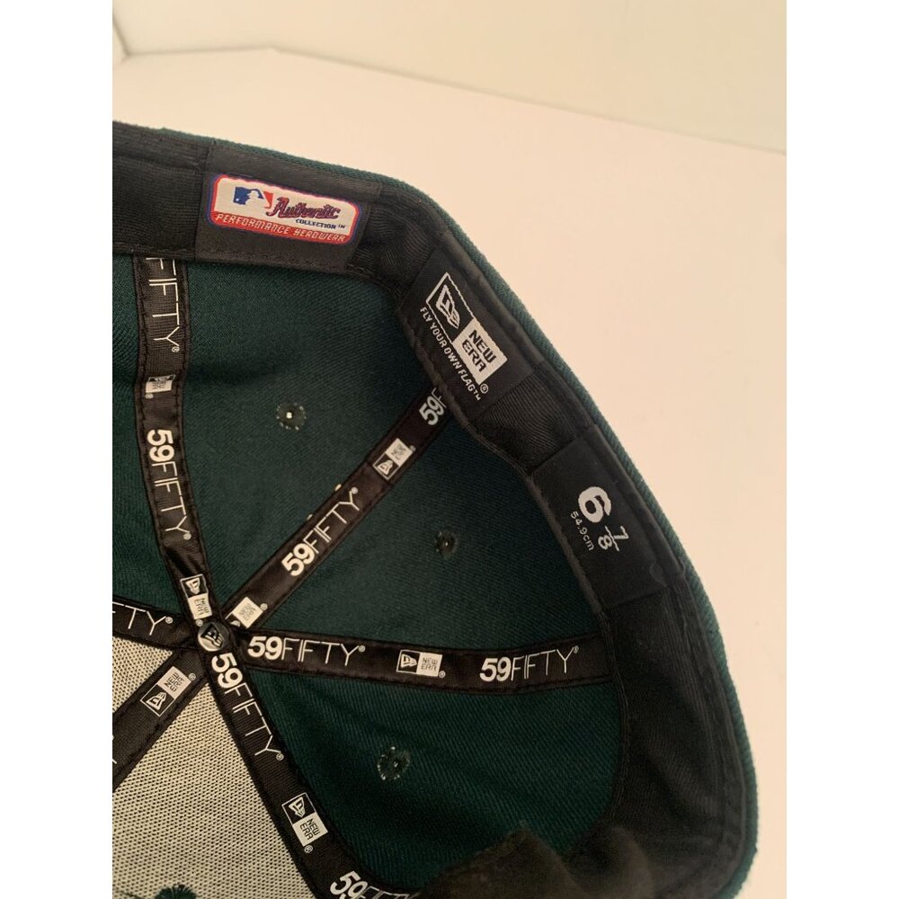 Oakland Athletics A's Size 6 7/8 Baseball Authentic MLB 59FIFTY Fitted USA - Picture 7 of 7